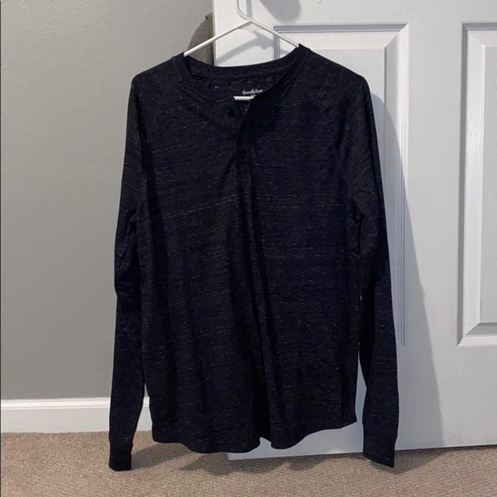 Black button down long sleeve